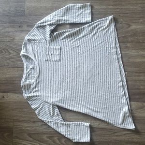 NWOT Market & Spruce Long Sleeve Asymmetrical Top Sz Small